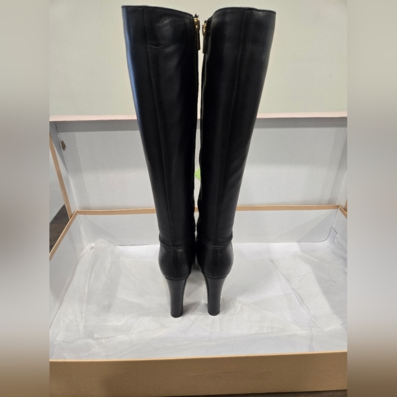 Michael Kors Women's Black 1" platform Lesly boots 6M - Picture 4 of 16